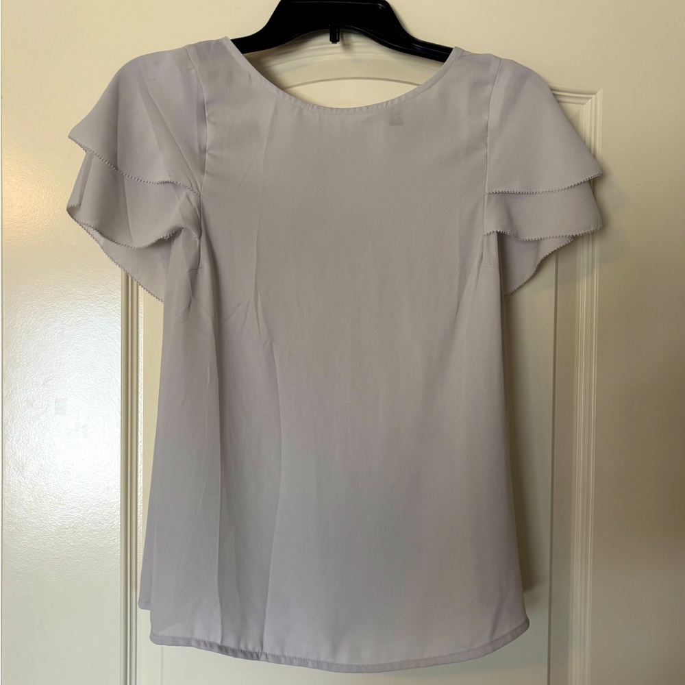 Banana Republic Elegant Gray Women's Top